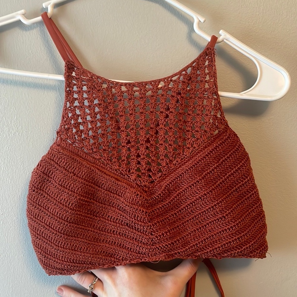 Auburn “SO” Knit Swimsuit Top. Size M.